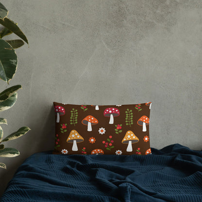 Premium Mushroom Accent Pillow - JDrop.Shop