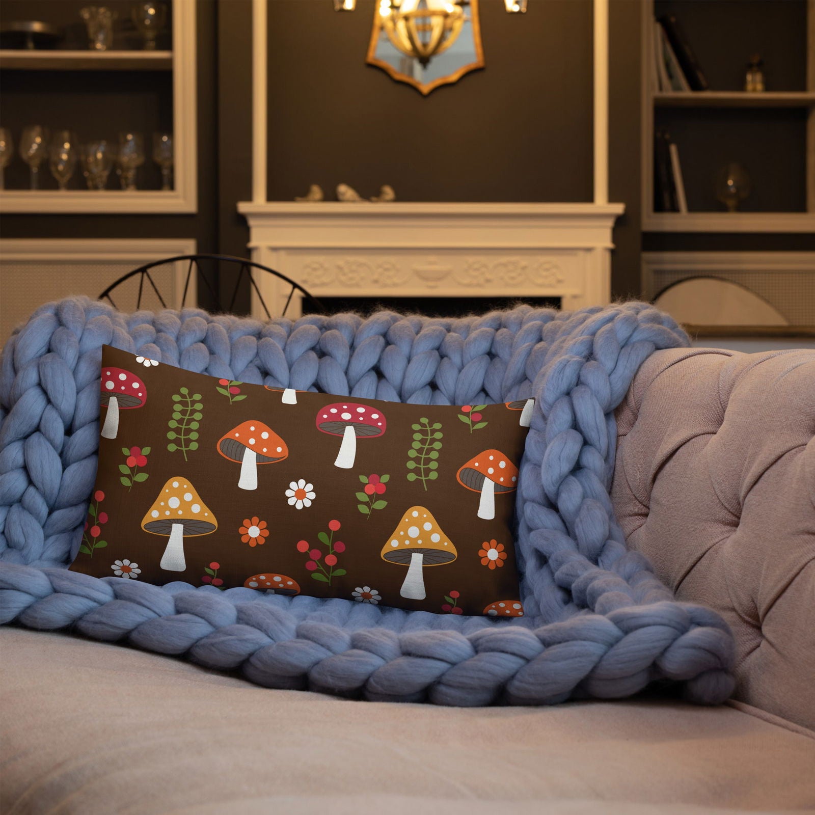 Premium Mushroom Accent Pillow - JDrop.Shop