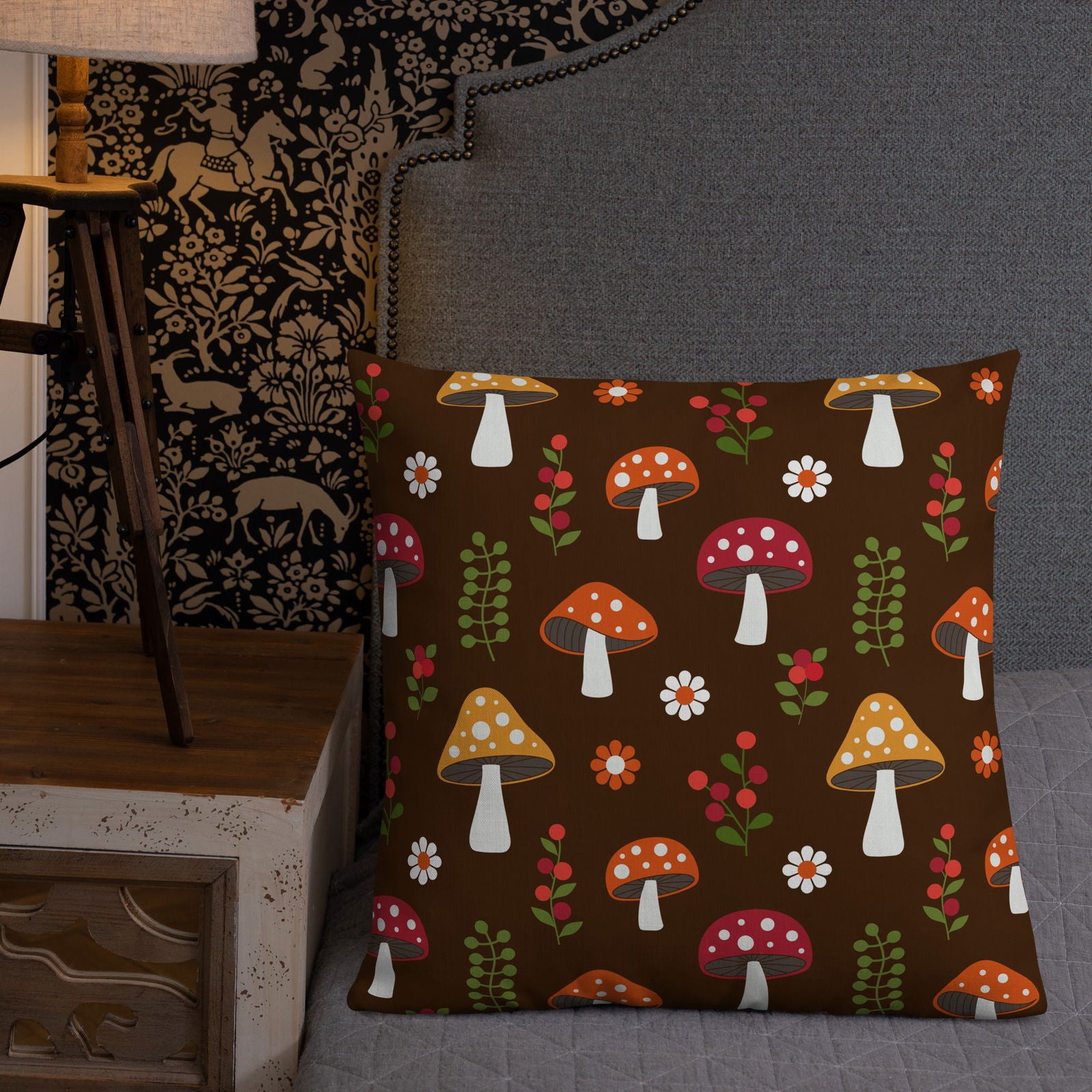 Premium Mushroom Accent Pillow - JDrop.Shop