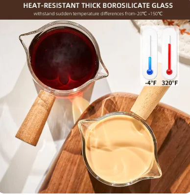 75ml Heat-Resisting Glass Espresso Measuring Cup