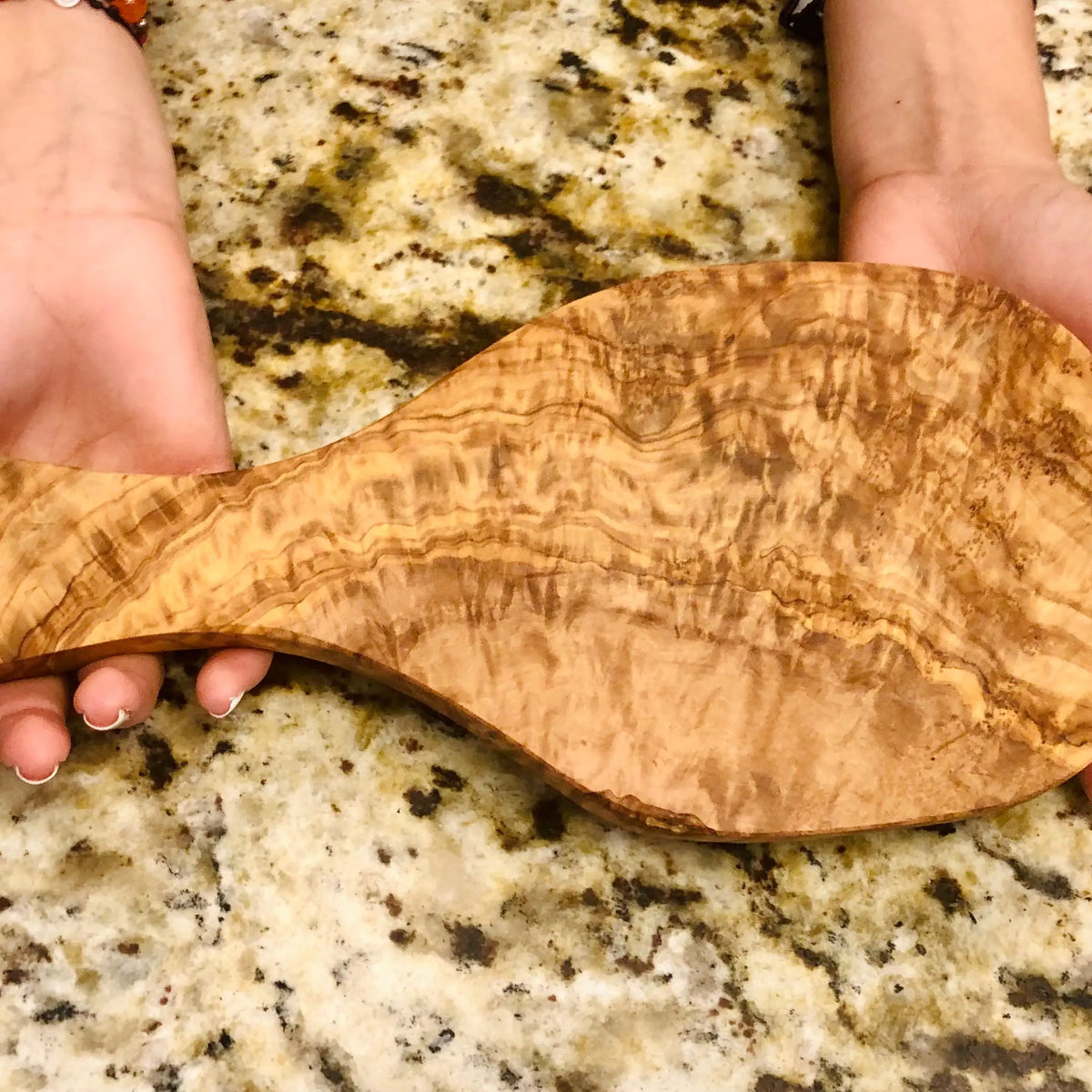 Original Olive Wood Cutting Board with Handle