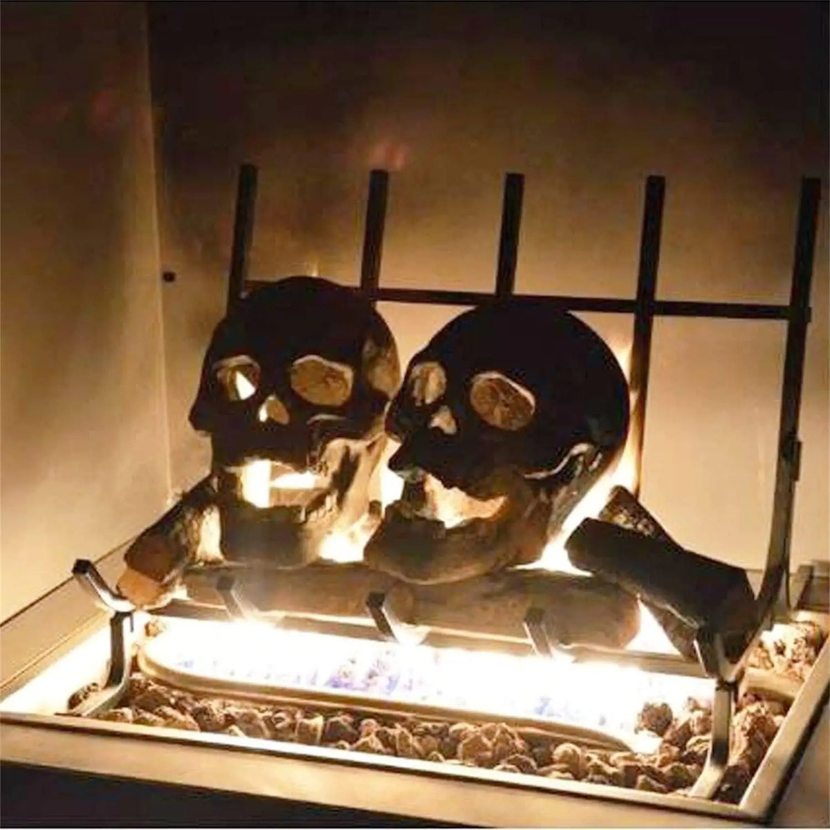 Halloween Fire Pit Skulls Bonfire