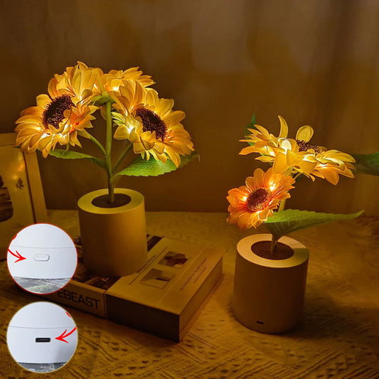 Rechargeable Sunflower LED Lamp - JDrop.Shop