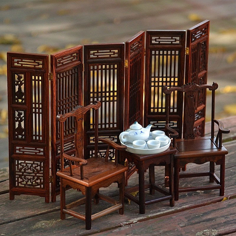 Red Rosewood Miniature Furniture Model - JDrop.Shop