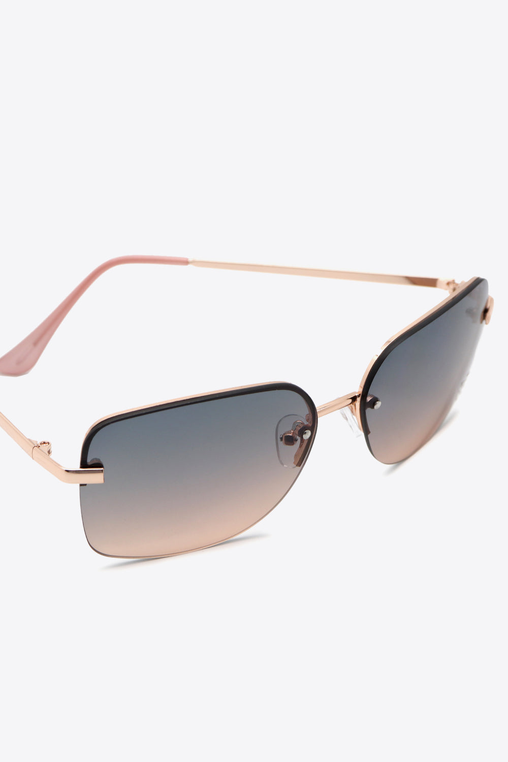 Rhinestone Heart Metal Frame Sunglasses - JDrop.Shop