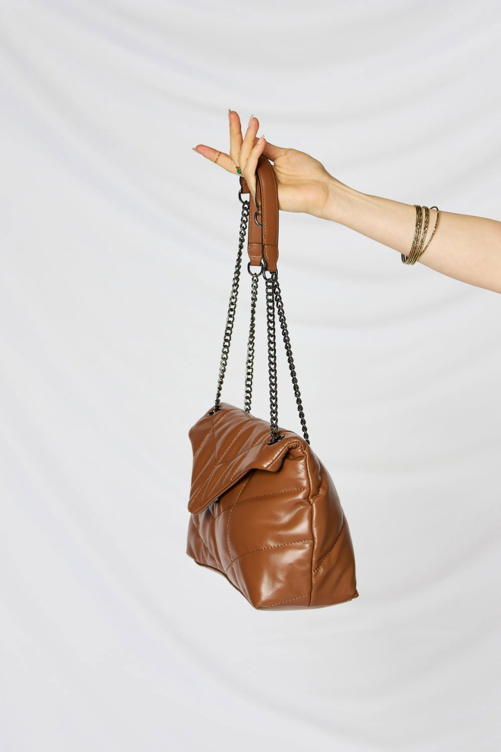 SHOMICO PU Leather Chain Handbag - JDrop.Shop