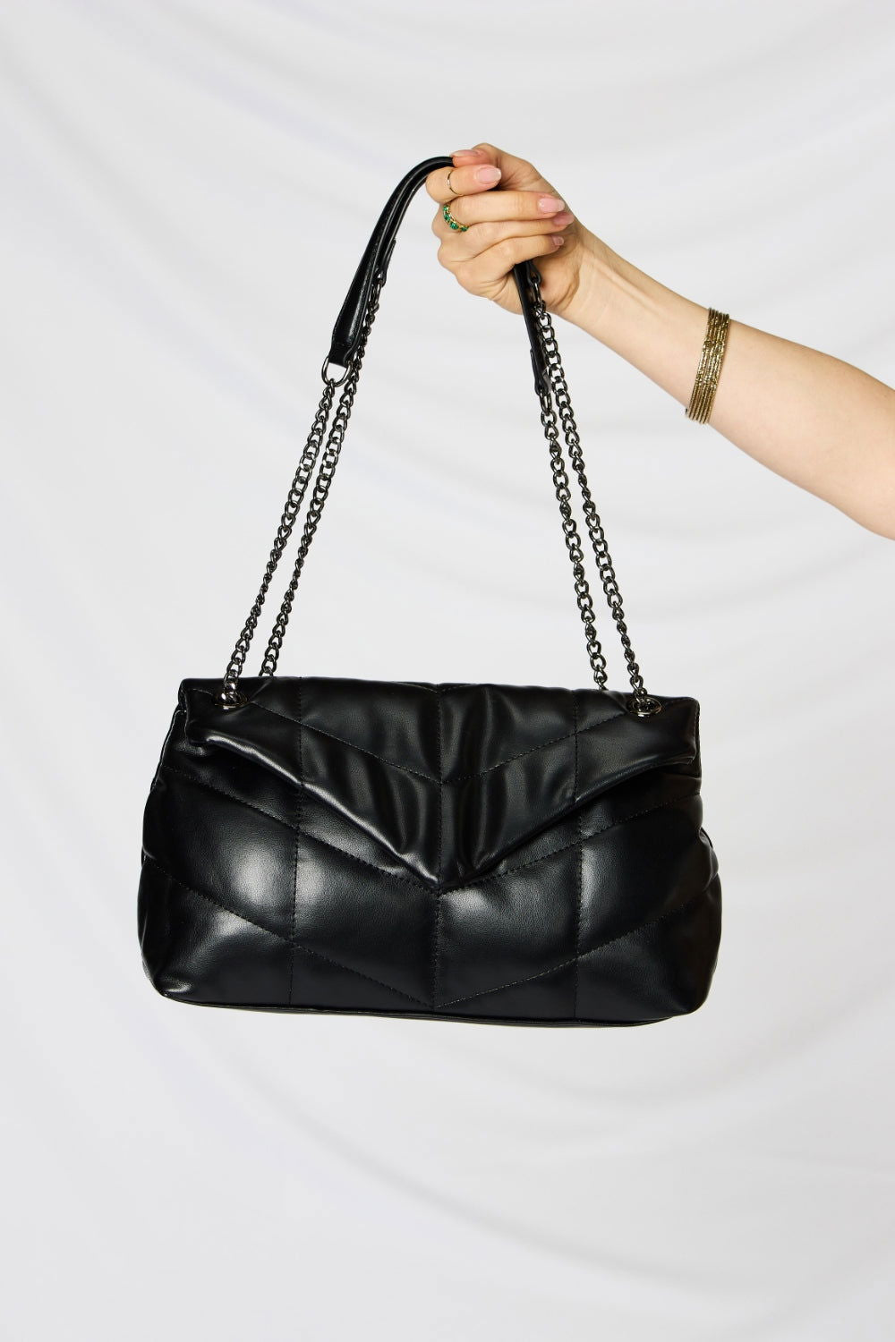 SHOMICO PU Leather Chain Handbag - JDrop.Shop