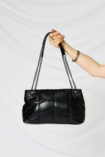 SHOMICO PU Leather Chain Handbag - JDrop.Shop