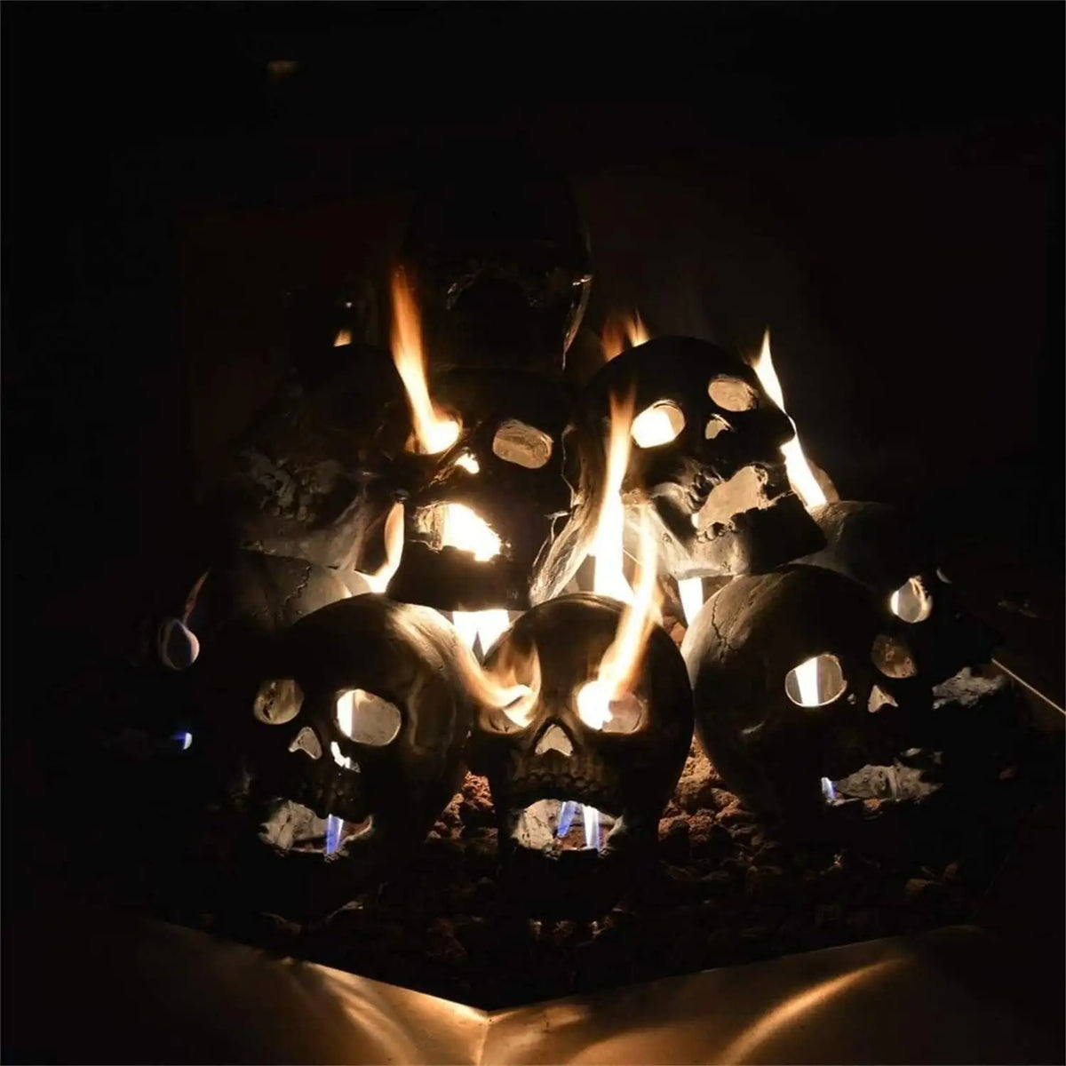 Halloween Fire Pit Skulls Bonfire