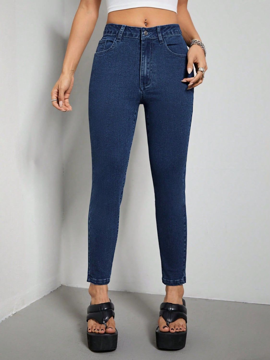 Skinny Jeans with Pockets - JDrop.Shop