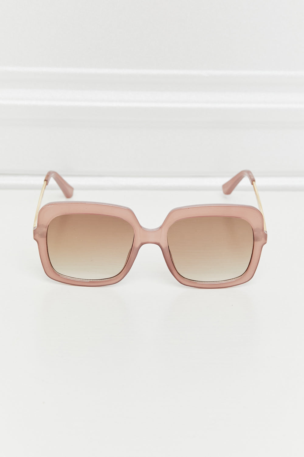 Square Metal-Plastic Hybrid Temple Sunglasses - JDrop.Shop