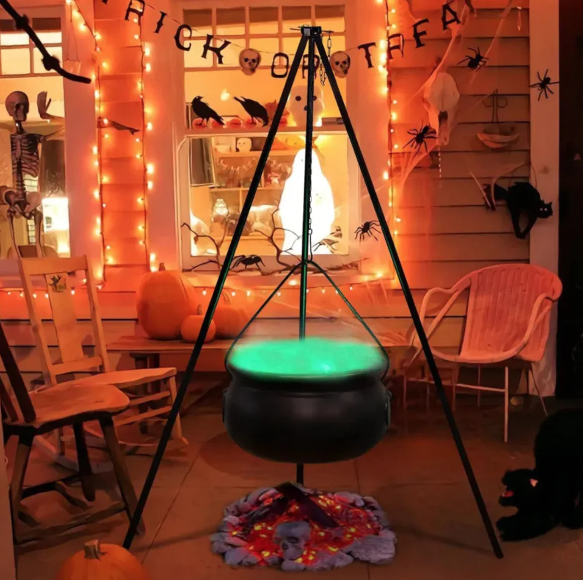 DIY Bubble Cauldron Halloween Decoration Set