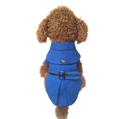 Teddy dog cloak trench coat - JDrop.Shop