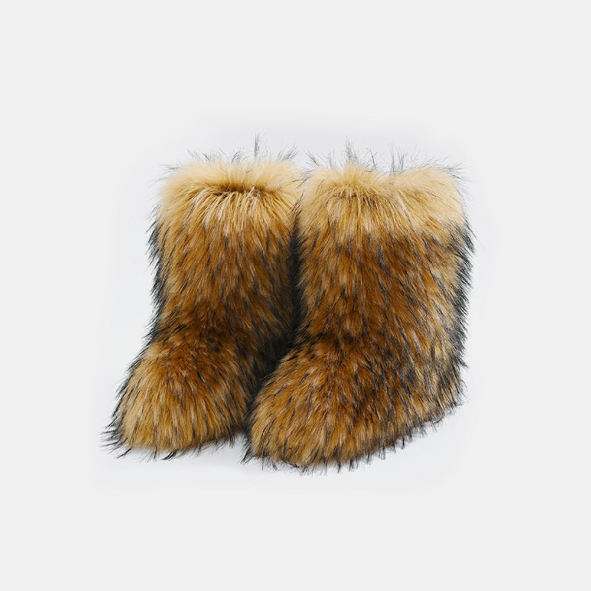 Thermal Fuzzy Platform Boots - JDrop.Shop