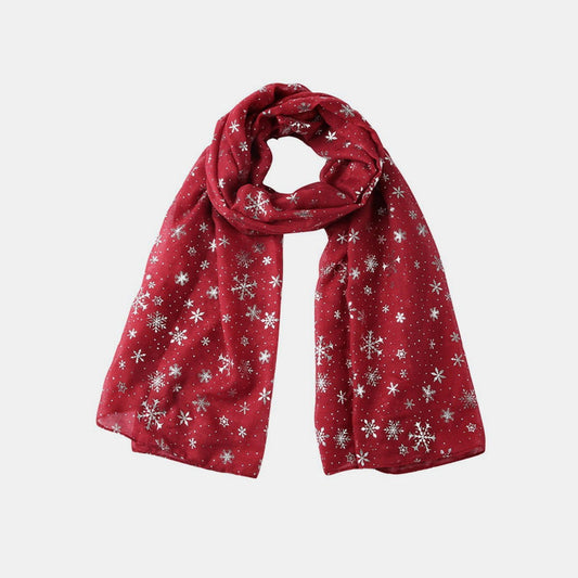 Thermal Snowflakes Polyester Scarf - JDrop.Shop