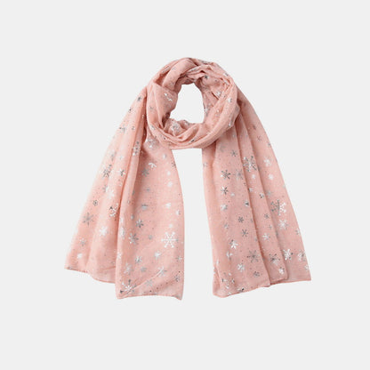 Thermal Snowflakes Polyester Scarf - JDrop.Shop