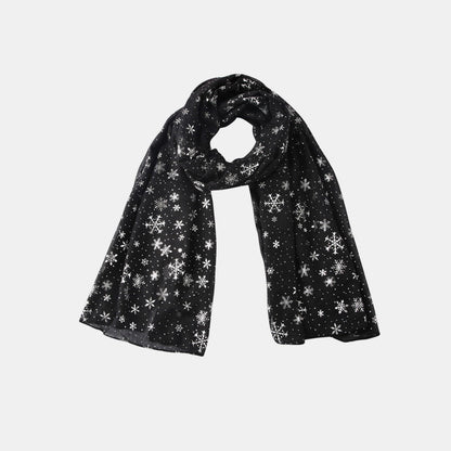 Thermal Snowflakes Polyester Scarf - JDrop.Shop