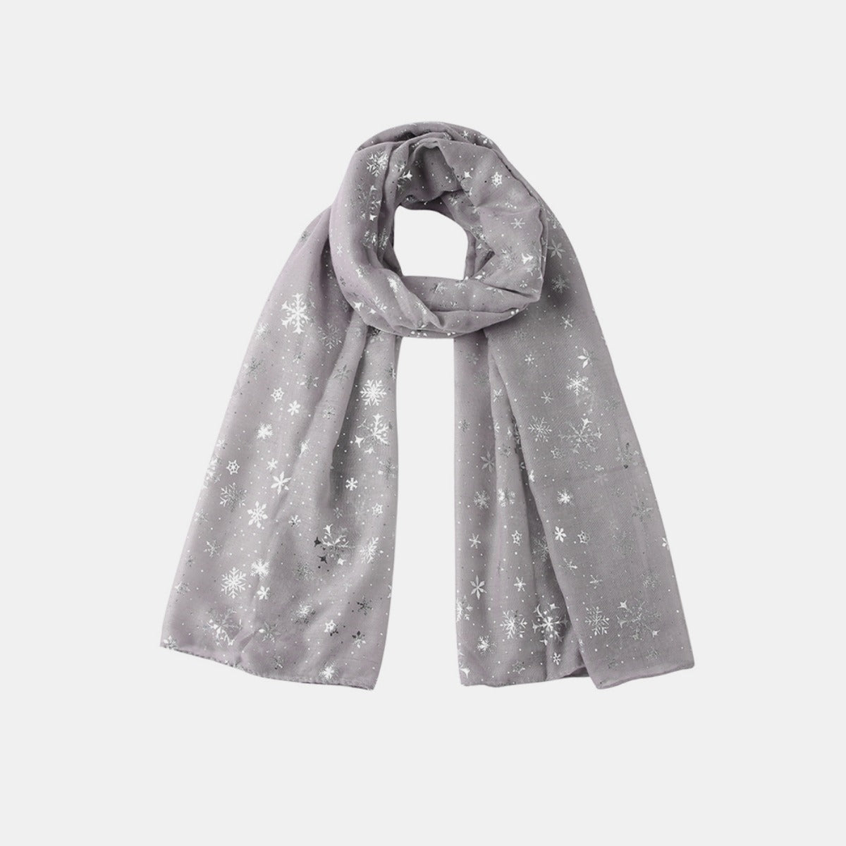 Thermal Snowflakes Polyester Scarf - JDrop.Shop