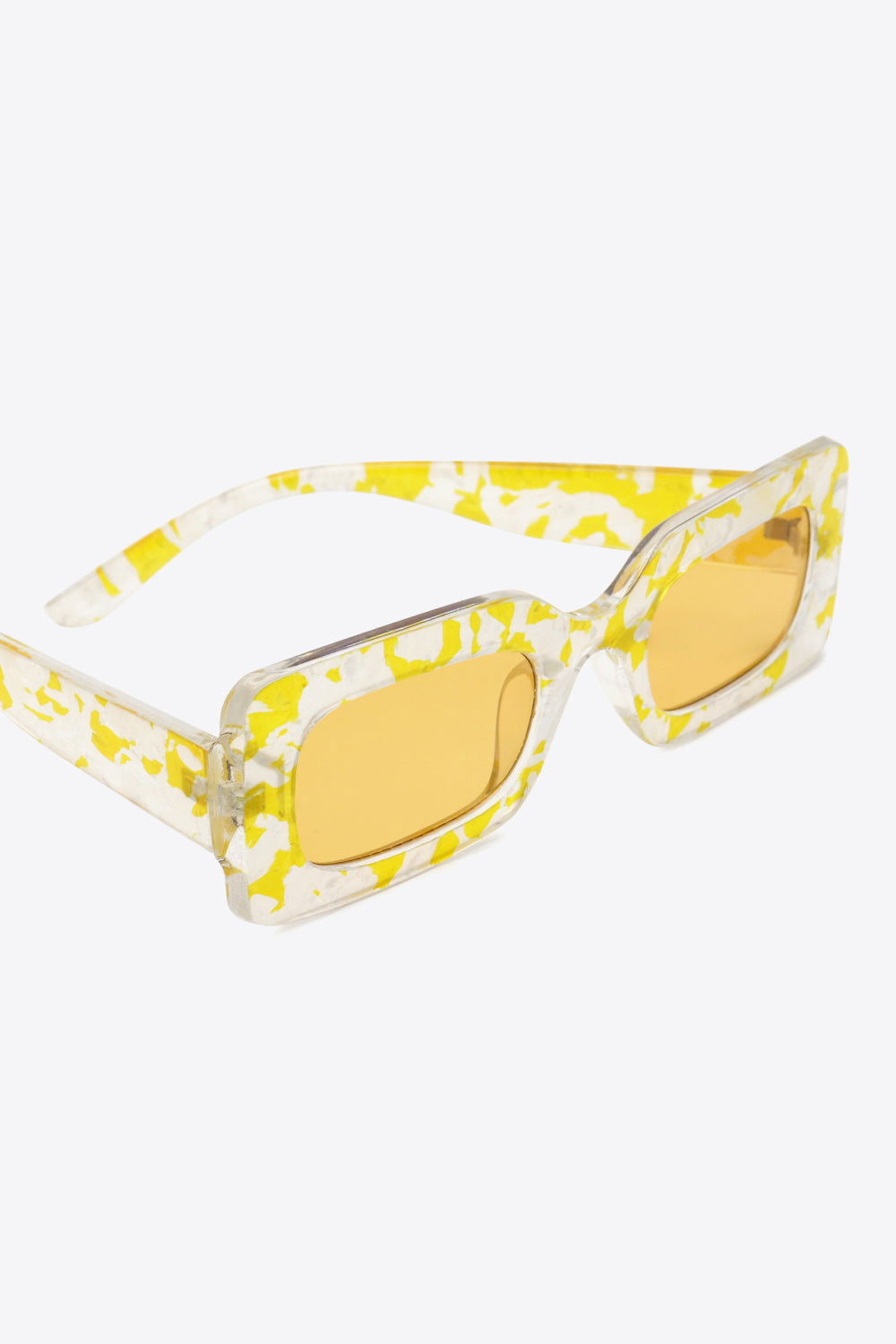 Tortoiseshell Rectangle Polycarbonate Sunglasses - JDrop.Shop