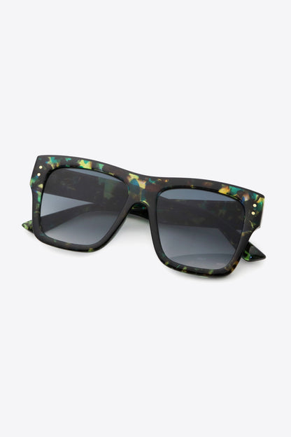 UV400 Patterned Polycarbonate Square Sunglasses - JDrop.Shop