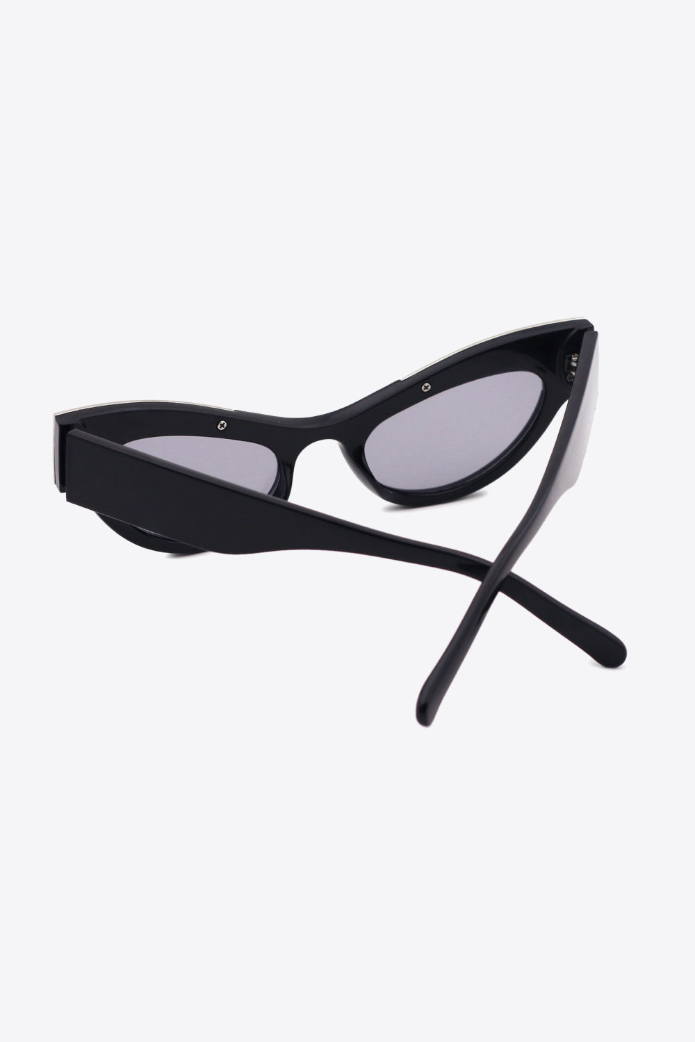 UV400 Rhinestone Trim Cat-Eye Sunglasses - JDrop.Shop