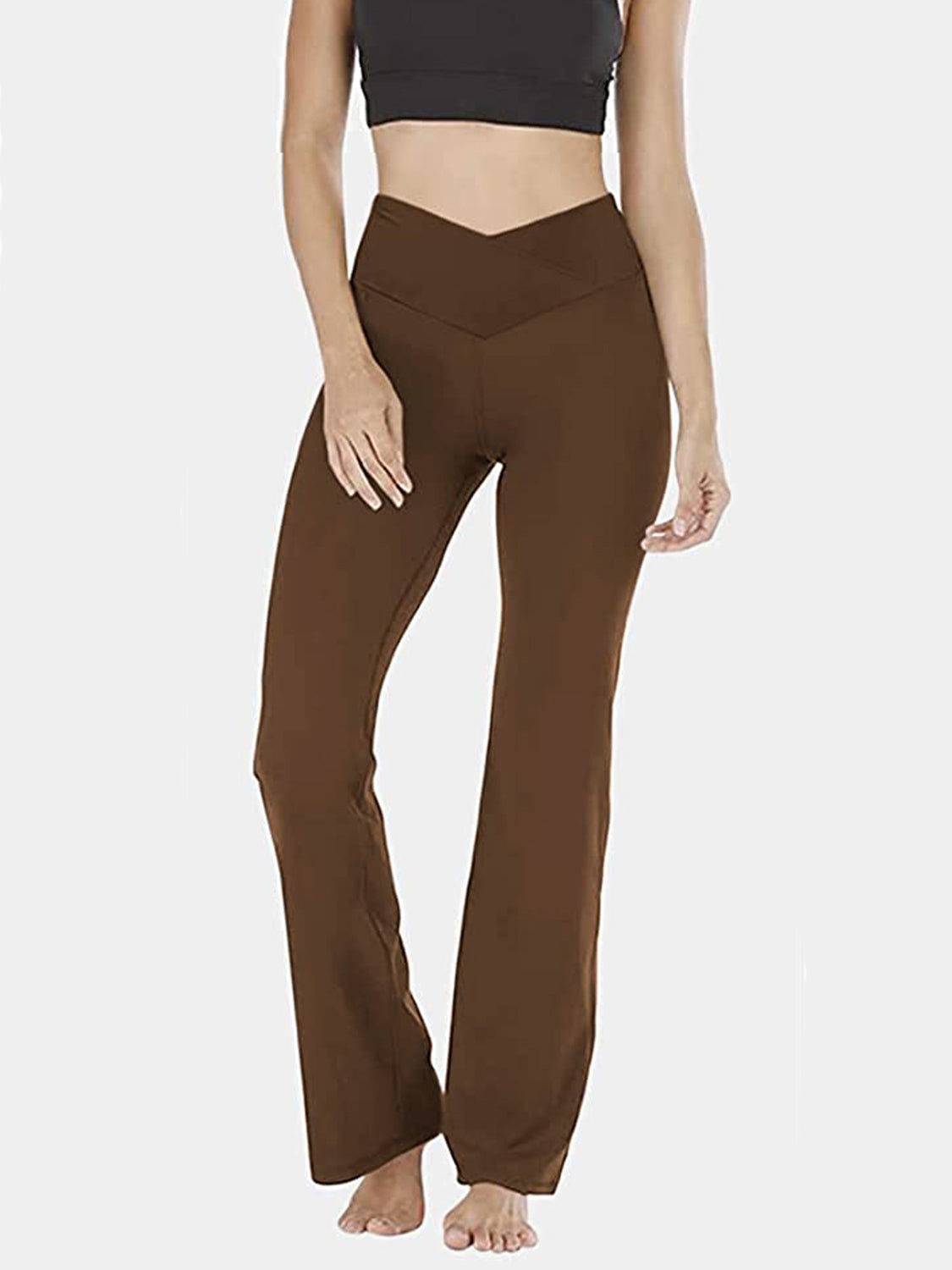 V-Waist Bootcut Long Pants - JDrop.Shop