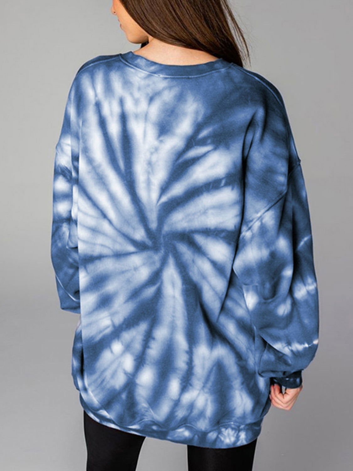 WEEKEND LOVER Graphic Tie-Dye Sweatshirt - JDrop.Shop