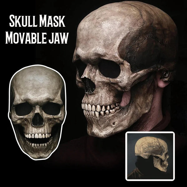 Full Head Skull Skeleton Mask Halloween Costume