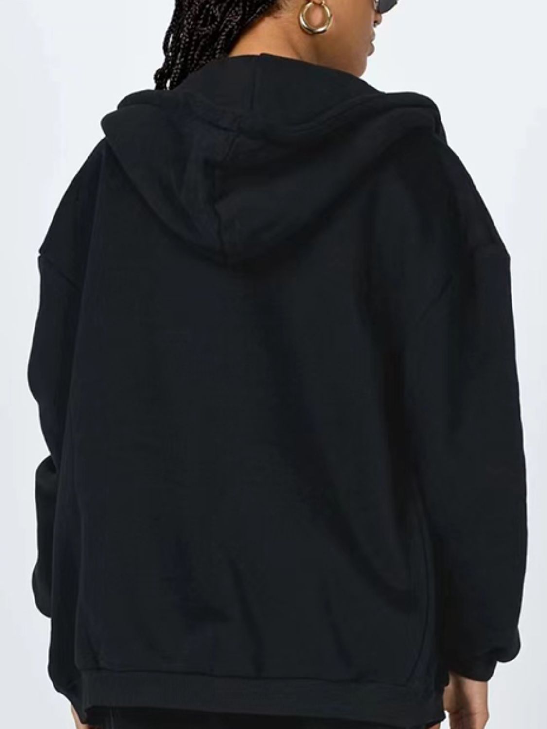 Zip-Up Drawstring Hoodie - JDrop.Shop