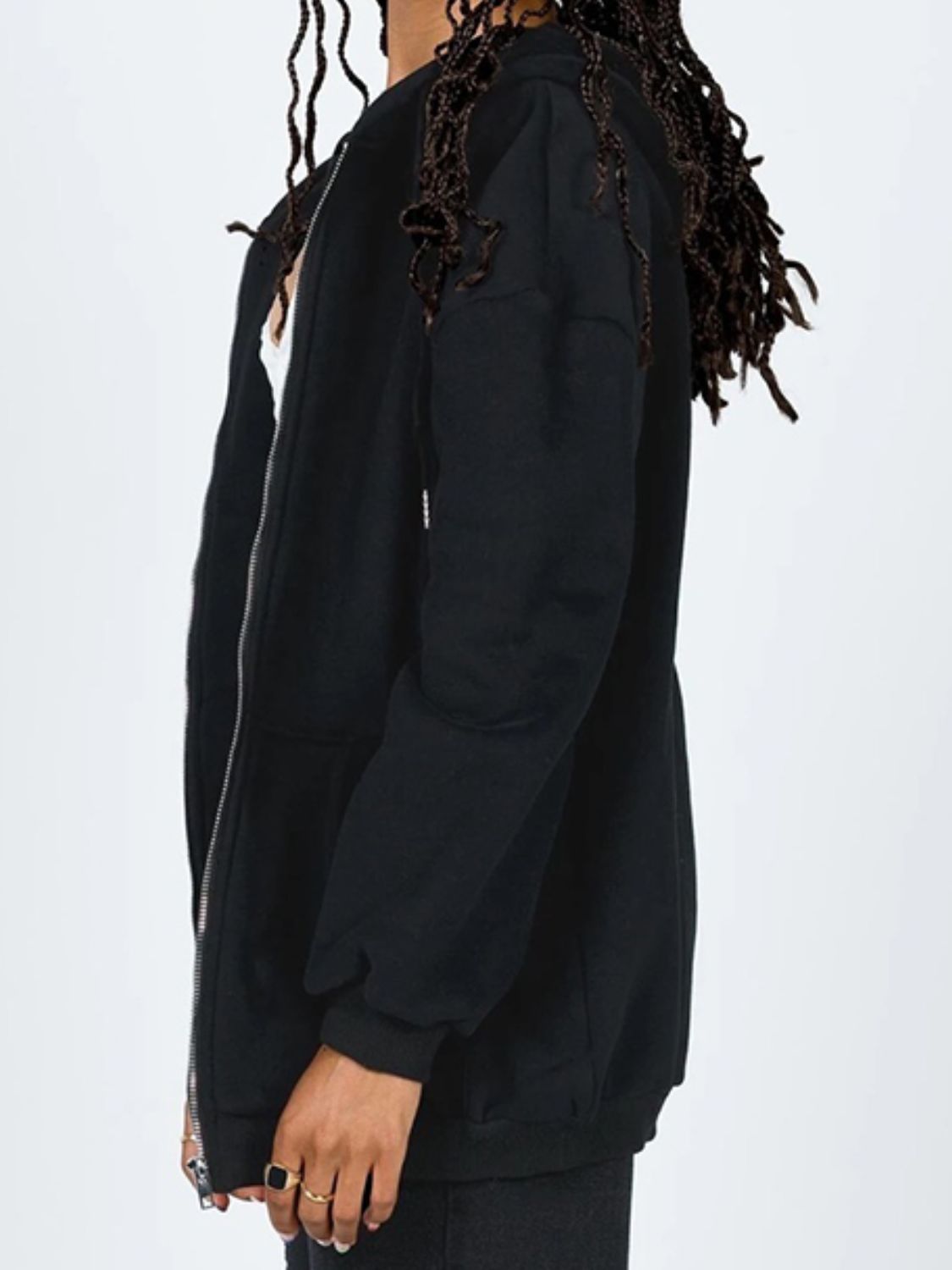 Zip-Up Drawstring Hoodie - JDrop.Shop