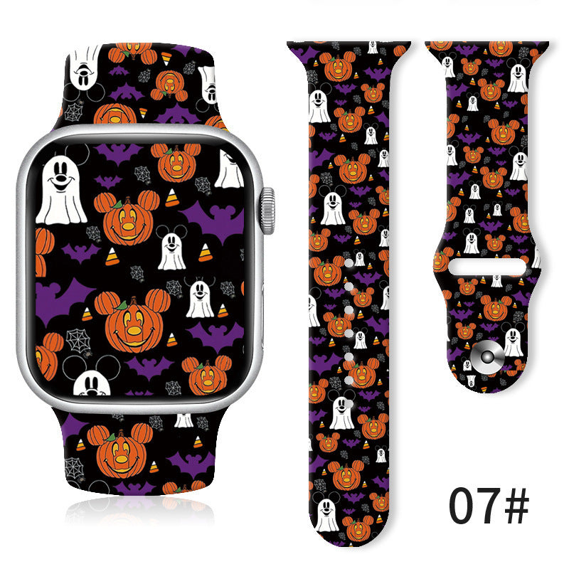 Halloween Printed Watch Strap