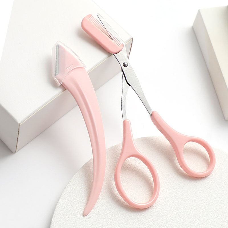 Curved Eyebrow Trimming Tools