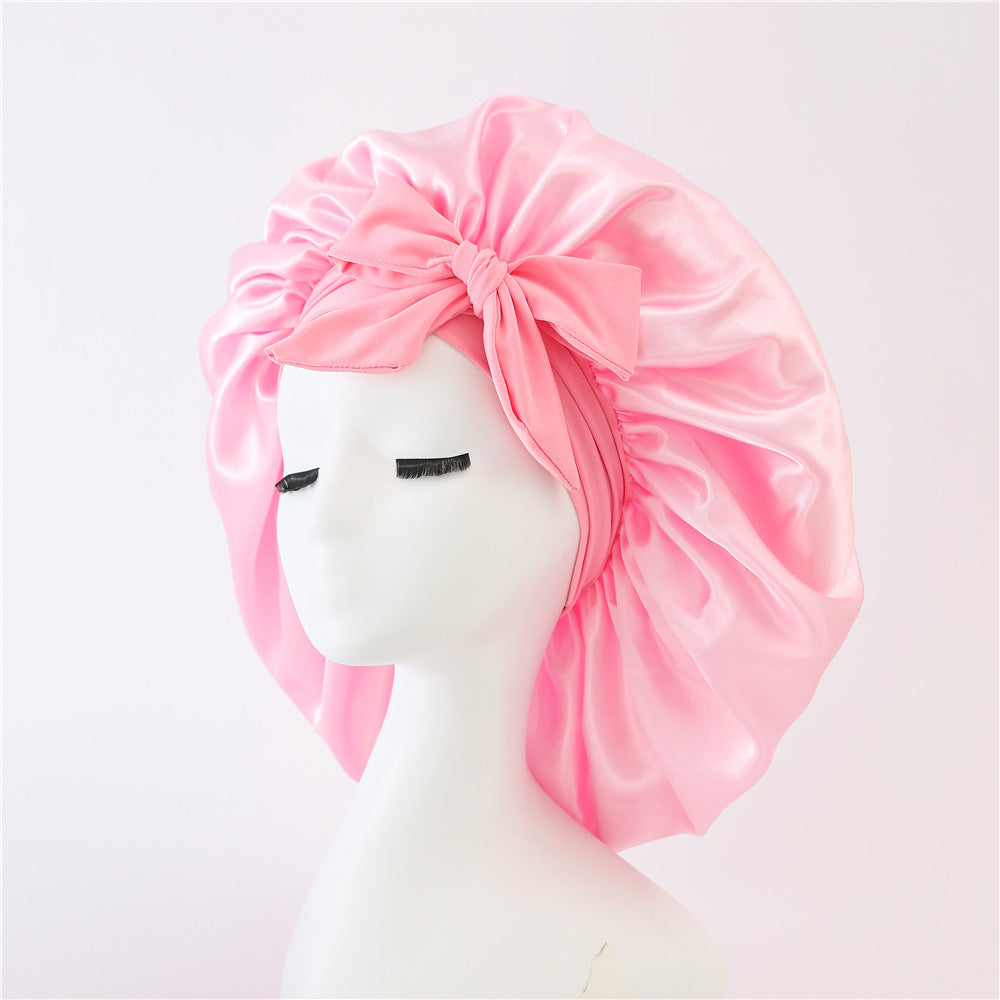 New Double Layer Hair Sleeping Bonnet