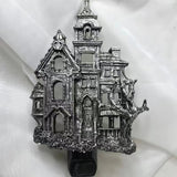 Haunted Mansion Nightlight – Pumpkin & Castle Resin Crafts