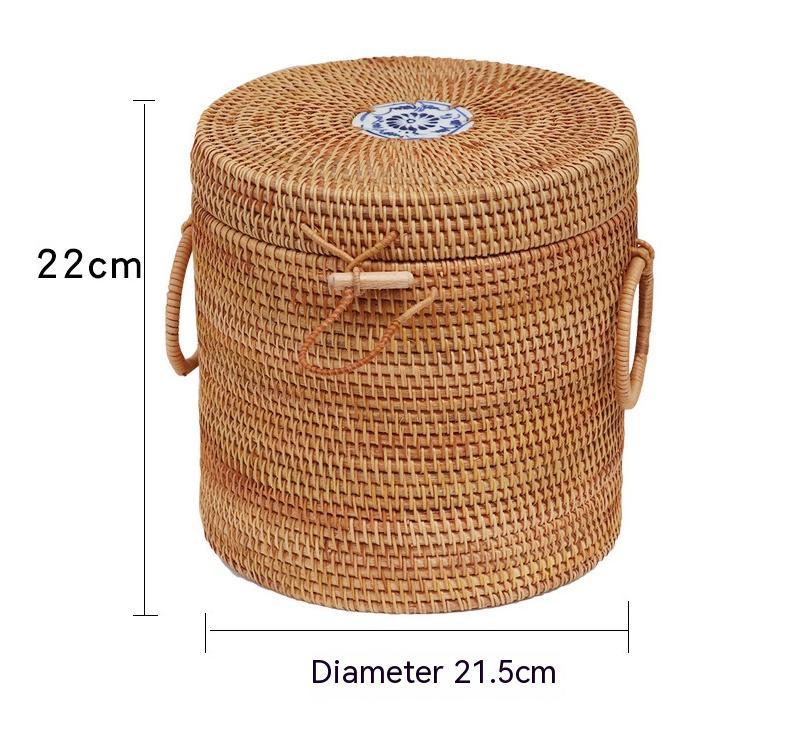 Vietnam Handmade Rattan Weave Tea Cans