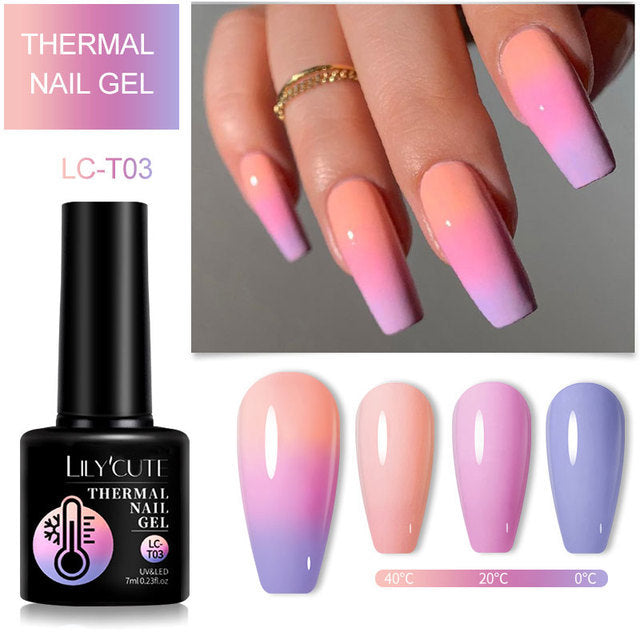 Lily Cute Color Changing Thermal Gel Nail Polish