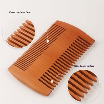 Men's Beard Shape Suit Solid Wood Bristle Beard Brush Set Suit