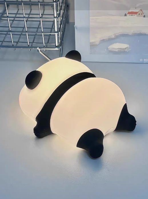 Cute Silicone Sleeping Sheep Rabbit and Panda LED Night Lights Rechargeable Timing Dimming