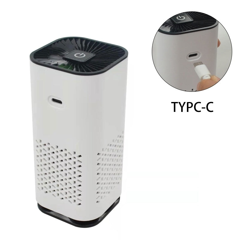 Car Air Purifier Portable Negative Ion Generator Remove Formaldehyde Dust Smoke Air Freshen Washer For Home Car