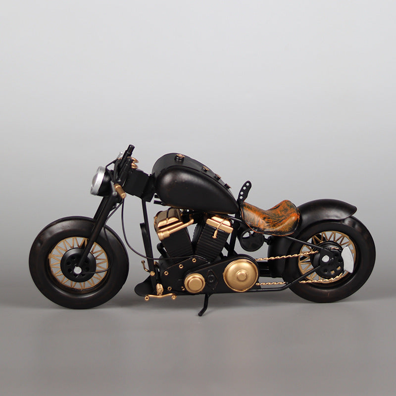 Tough Guy Motorcycle Model Handmade Creative Ornaments