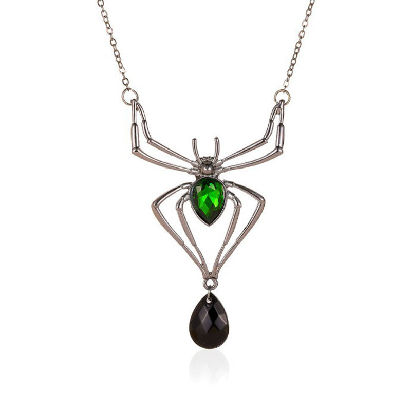 Halloween Spider Necklace Set