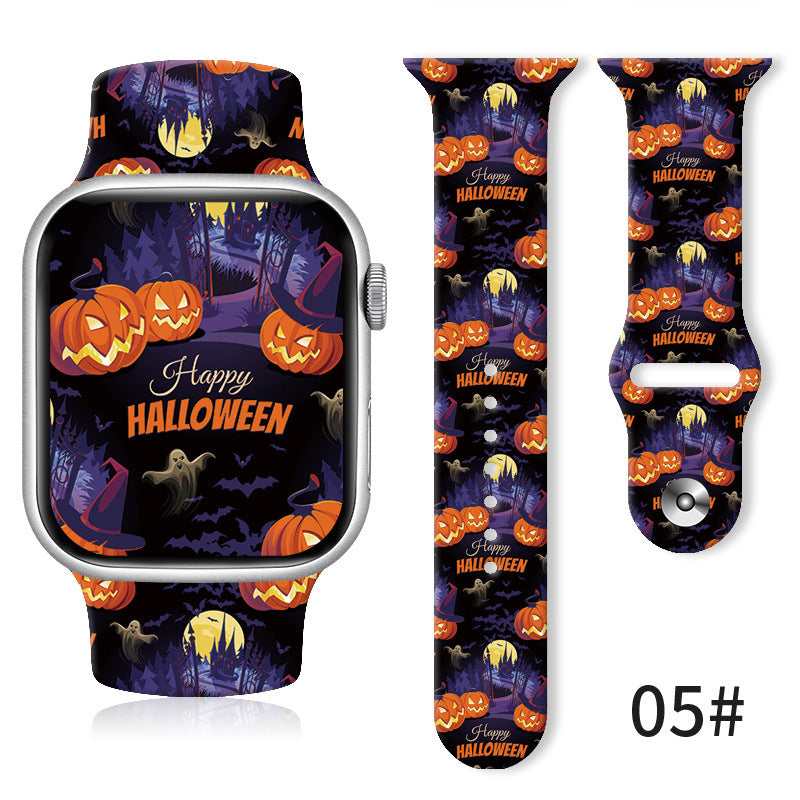 Halloween Printed Watch Strap