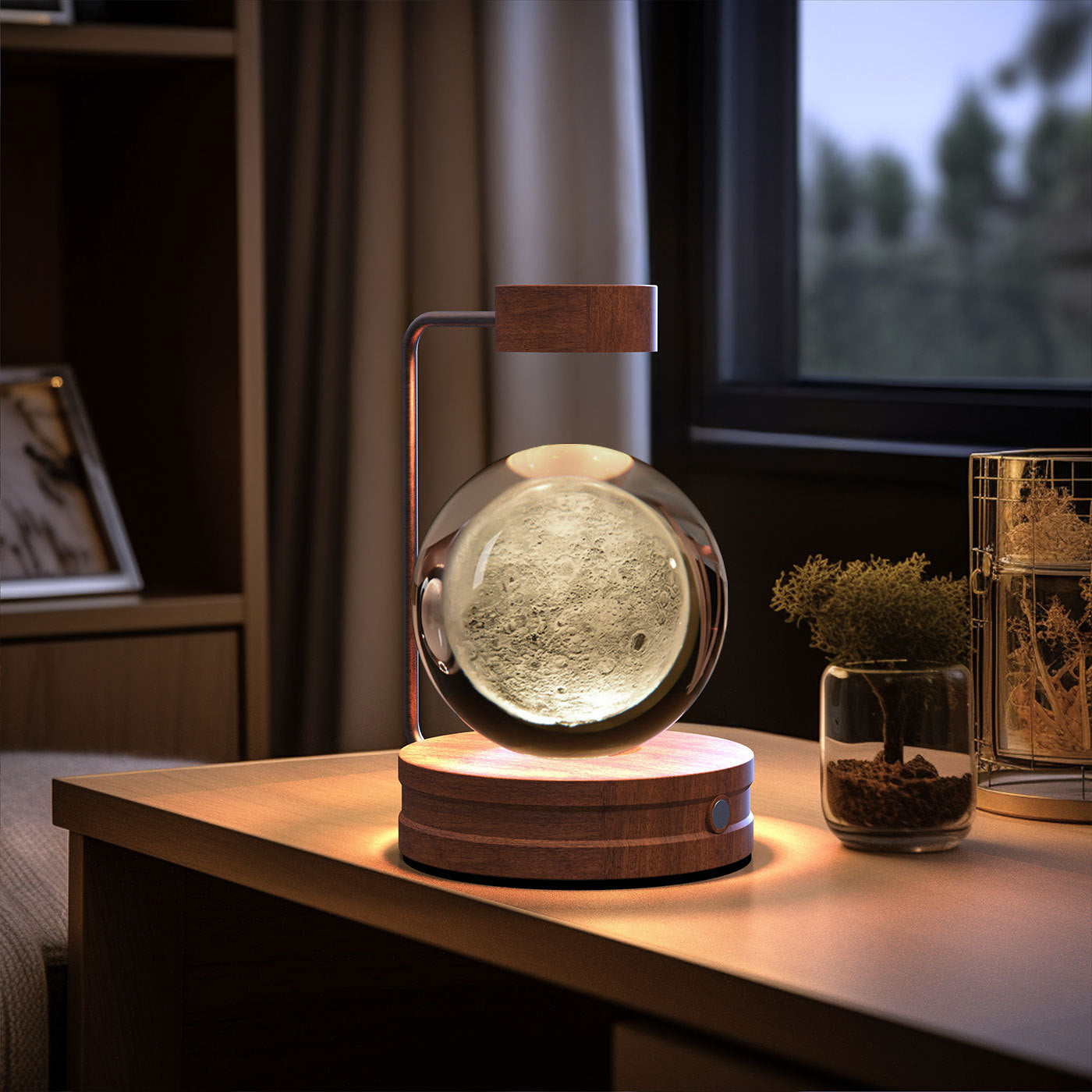 Crystal Ball Indoor Night Light USB Power