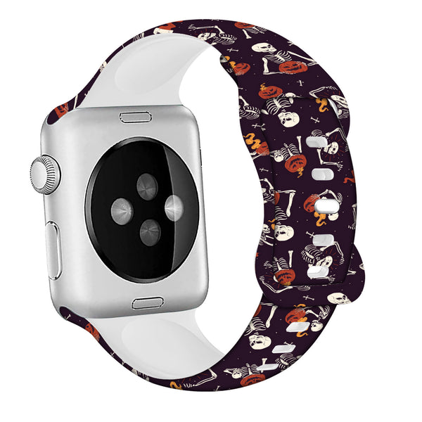 Halloween Printed Silicone Watch Strap