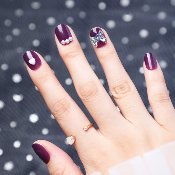 Elegant Purple Nail Art Set - JDrop.Shop