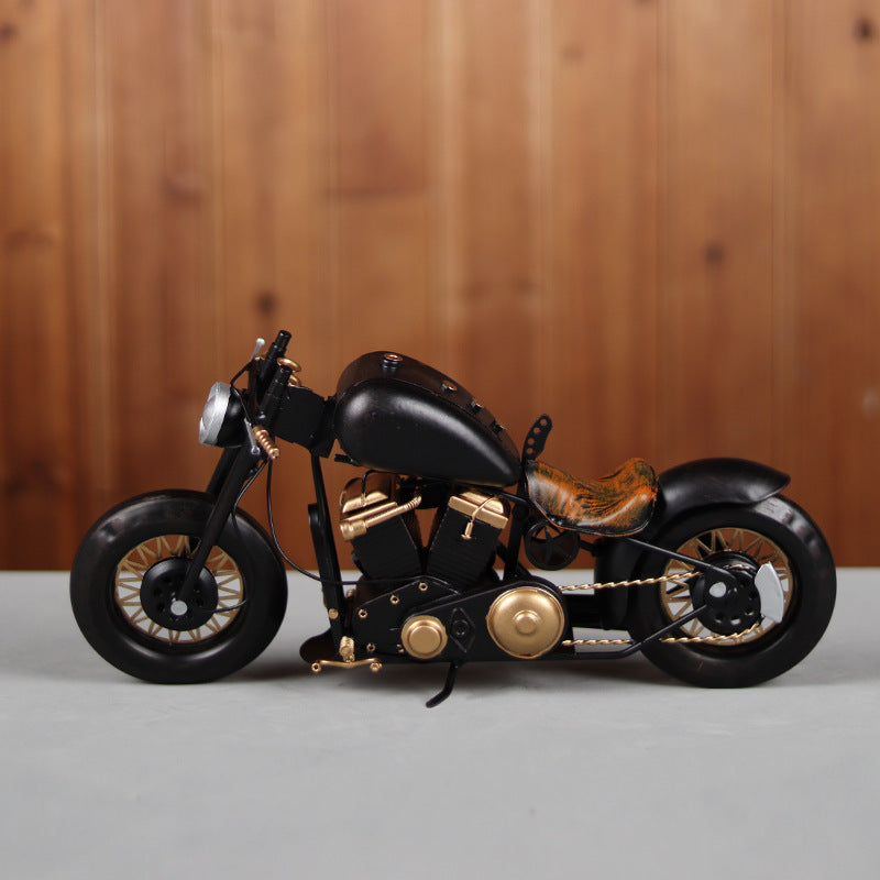 Tough Guy Motorcycle Model Handmade Creative Ornaments