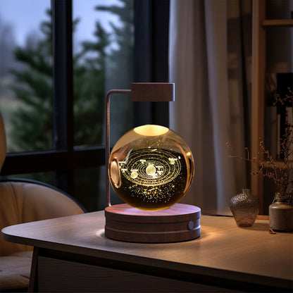 Crystal Ball Indoor Night Light USB Power