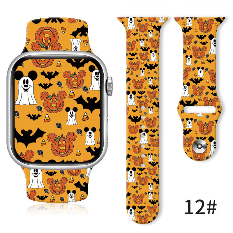 Halloween Printed Watch Strap