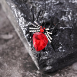 Halloween Spider Rhinestone Ring