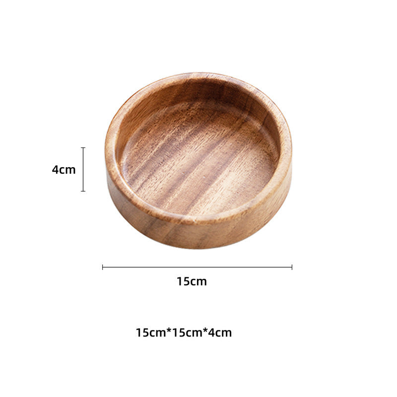 South American Walnut Home Dessert Creative Dessert Plate